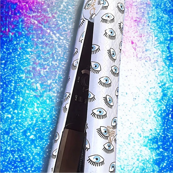 PYT Hair Professional Ceramic Flat Iron Styling Tool Blue Eye RV $300 NIB - Picture 6 of 12